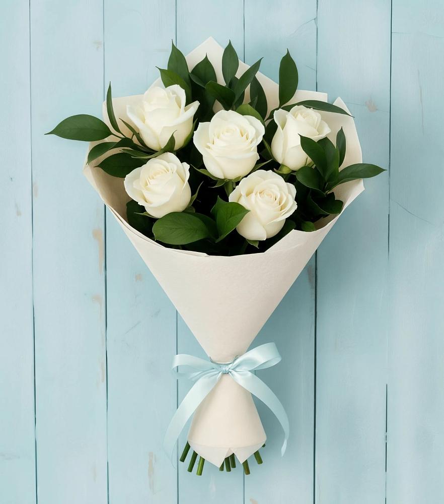 Букет цветов из: Розы в Сибае