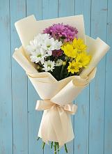 Букет цветов из:  Хризантемы в Сибае