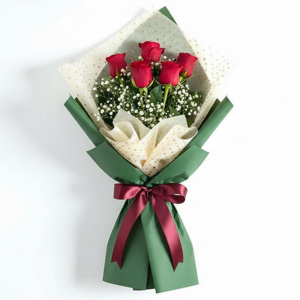 Букет цветов из: Розы в Сибае