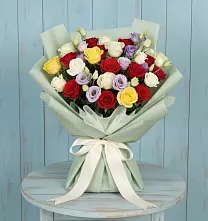 Букет цветов из:  Розы в Сибае