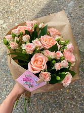 Букет цветов из:  Розы в Сибае