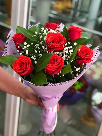 Букет цветов из: Розы в Сибае