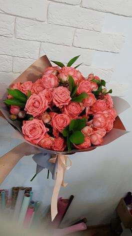 Букет цветов из: Розы в Сибае