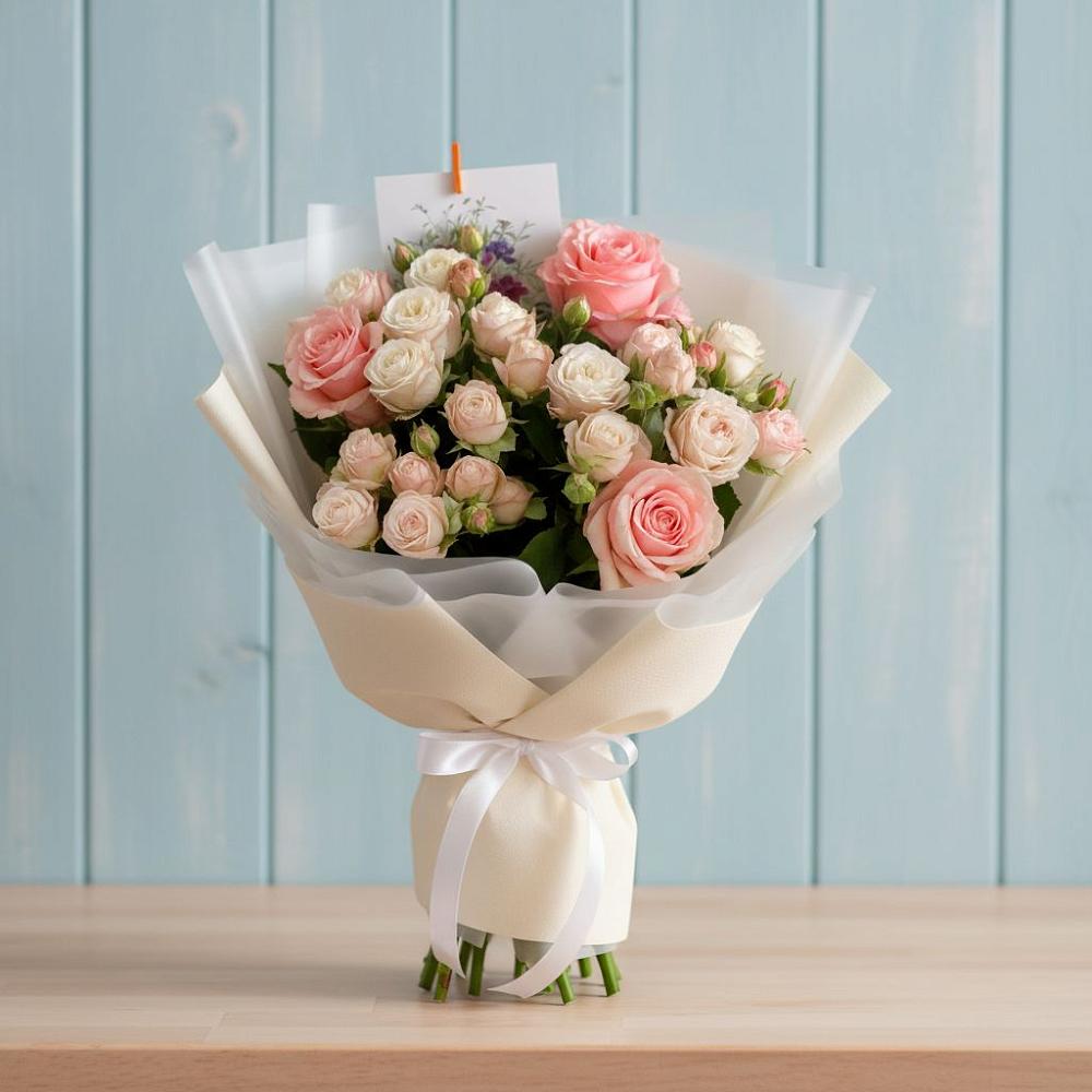 Букет цветов из: Розы в Сибае