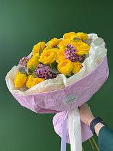 Кустовые желтые розы в Сибае Букет Кустовые желтые розы в Сибае