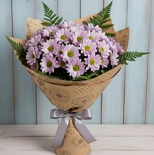 Букет цветов из:  Хризантемы в Сибае