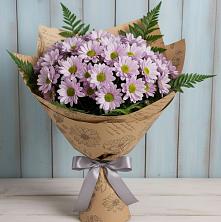 Букет цветов из:  Хризантемы в Сибае