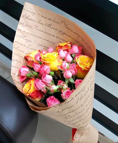 Букет цветов из: Розы в Сибае