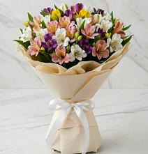 Букет цветов из:  Альстромерии в Сибае