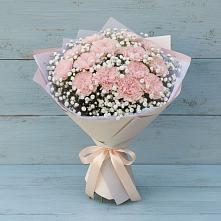 Букет цветов из:  Гвоздики в Сибае