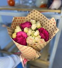 Букет цветов из:  Розы в Сибае