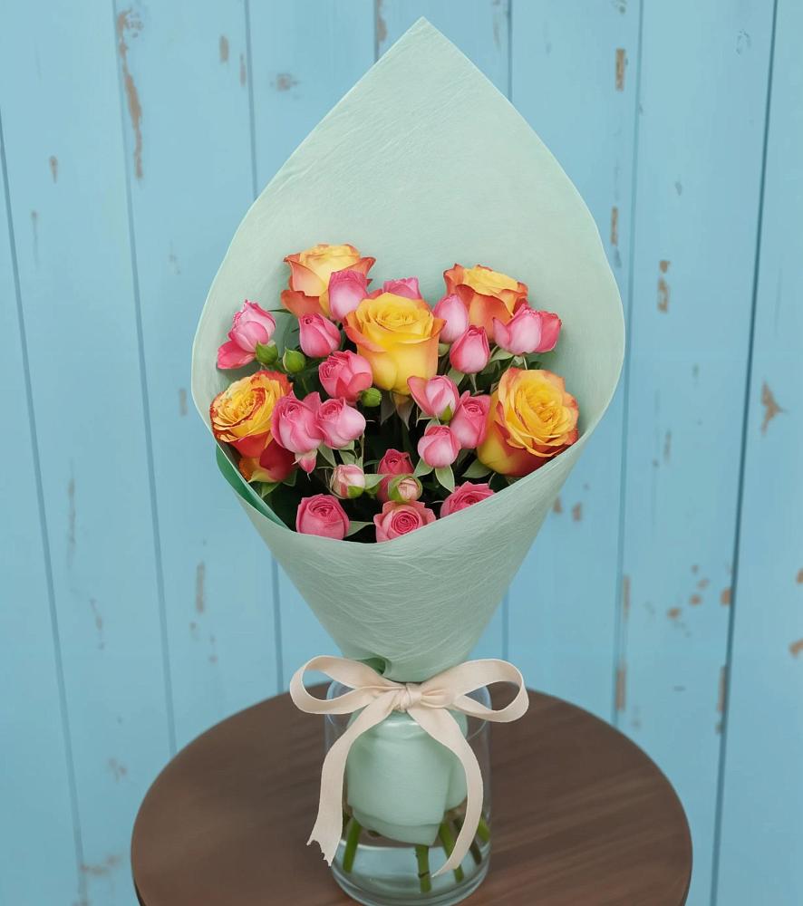 Букет цветов из: Розы в Сибае