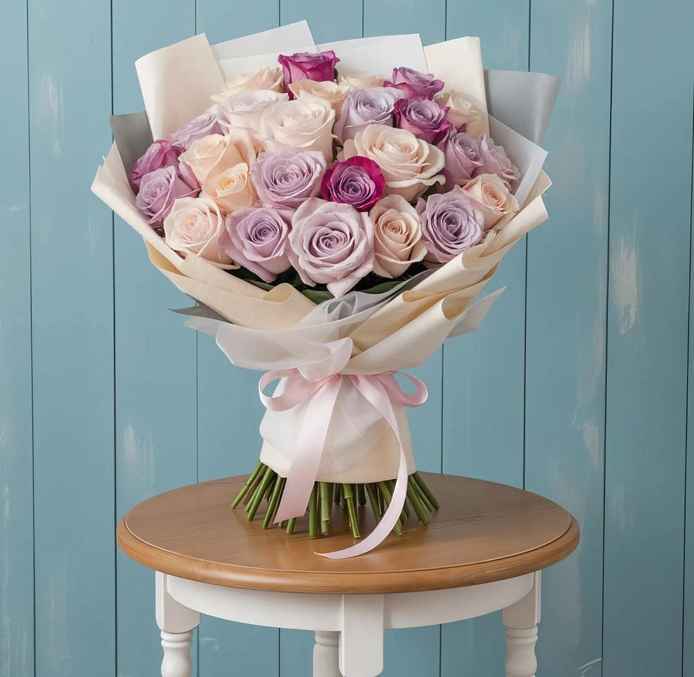 Букет цветов из: Розы в Сибае