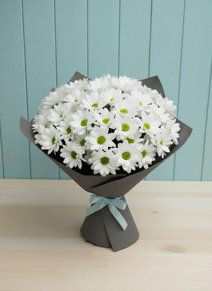 Букет цветов из: Хризантемы в Сибае