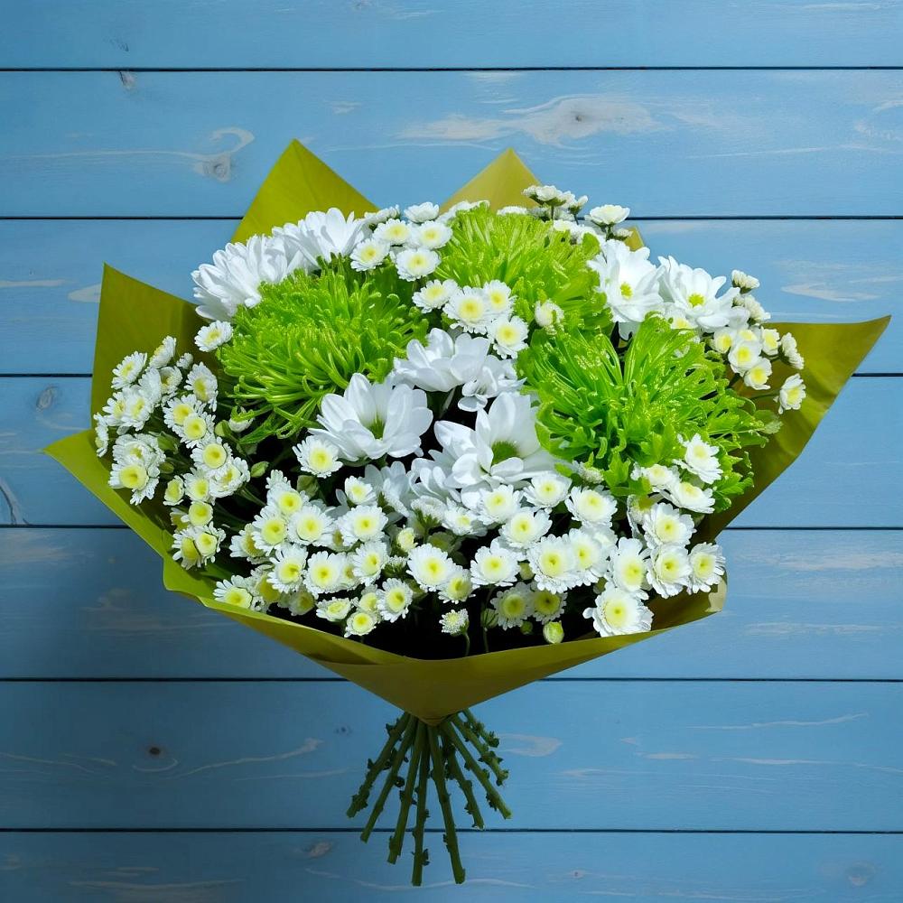 Букет цветов из: Хризантемы в Сибае