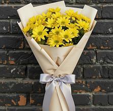 Букет цветов из:  Хризантемы в Сибае