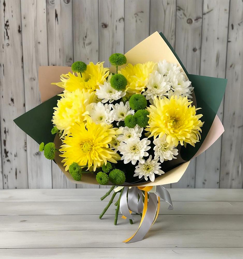 Букет цветов из: Хризантемы в Сибае