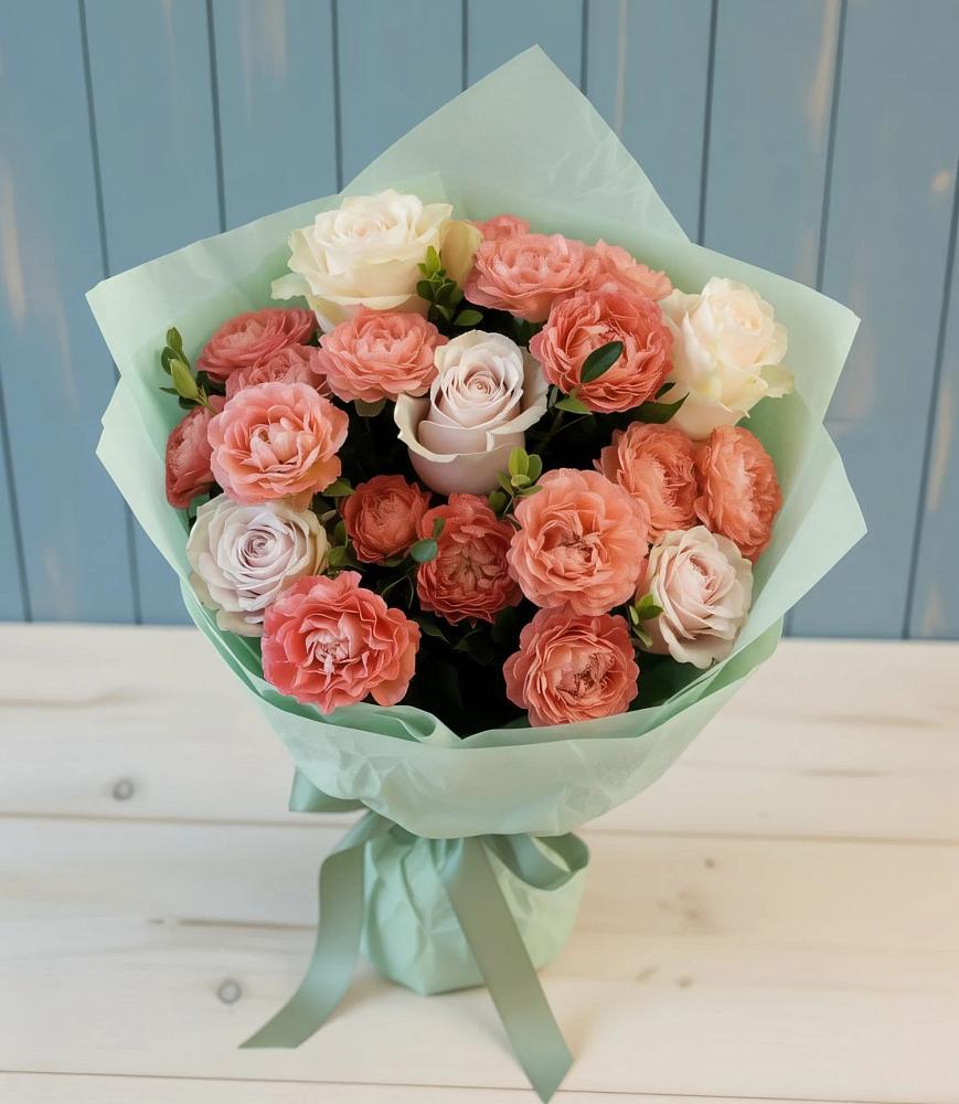 Букет цветов из: Розы в Сибае