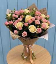 Букет цветов из:  Розы в Сибае