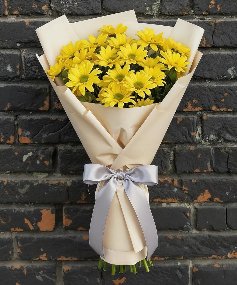 Букет цветов из: Хризантемы в Сибае
