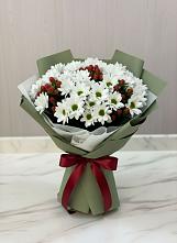 Букет цветов из:  Хризантемы #REPLACE_PRED# Сибае