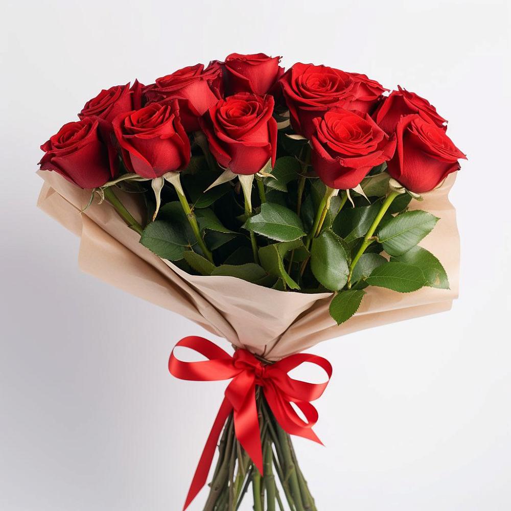 Букет 11 Красных роз Эдлесс Лав в Сибае